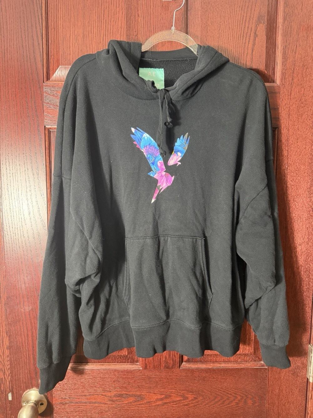 AE x Naito Limited Edition Forever Graphic American Eagle Hoodie Size S Baggy